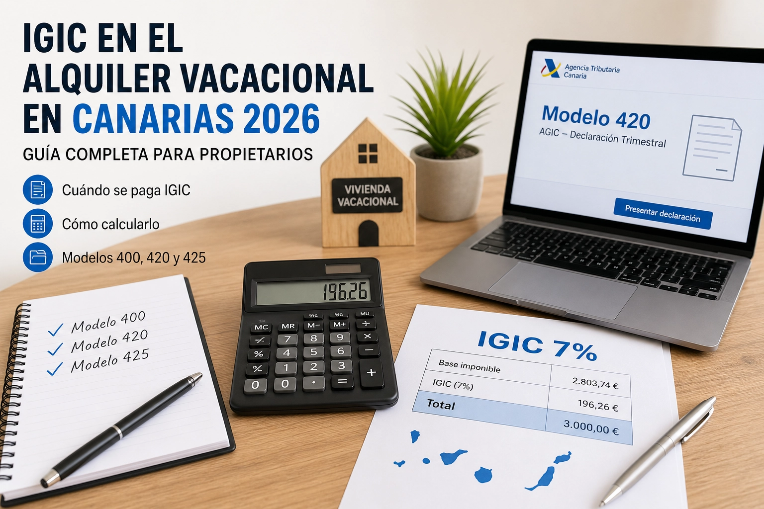 how to declare vacation rental taxes in the canary islands